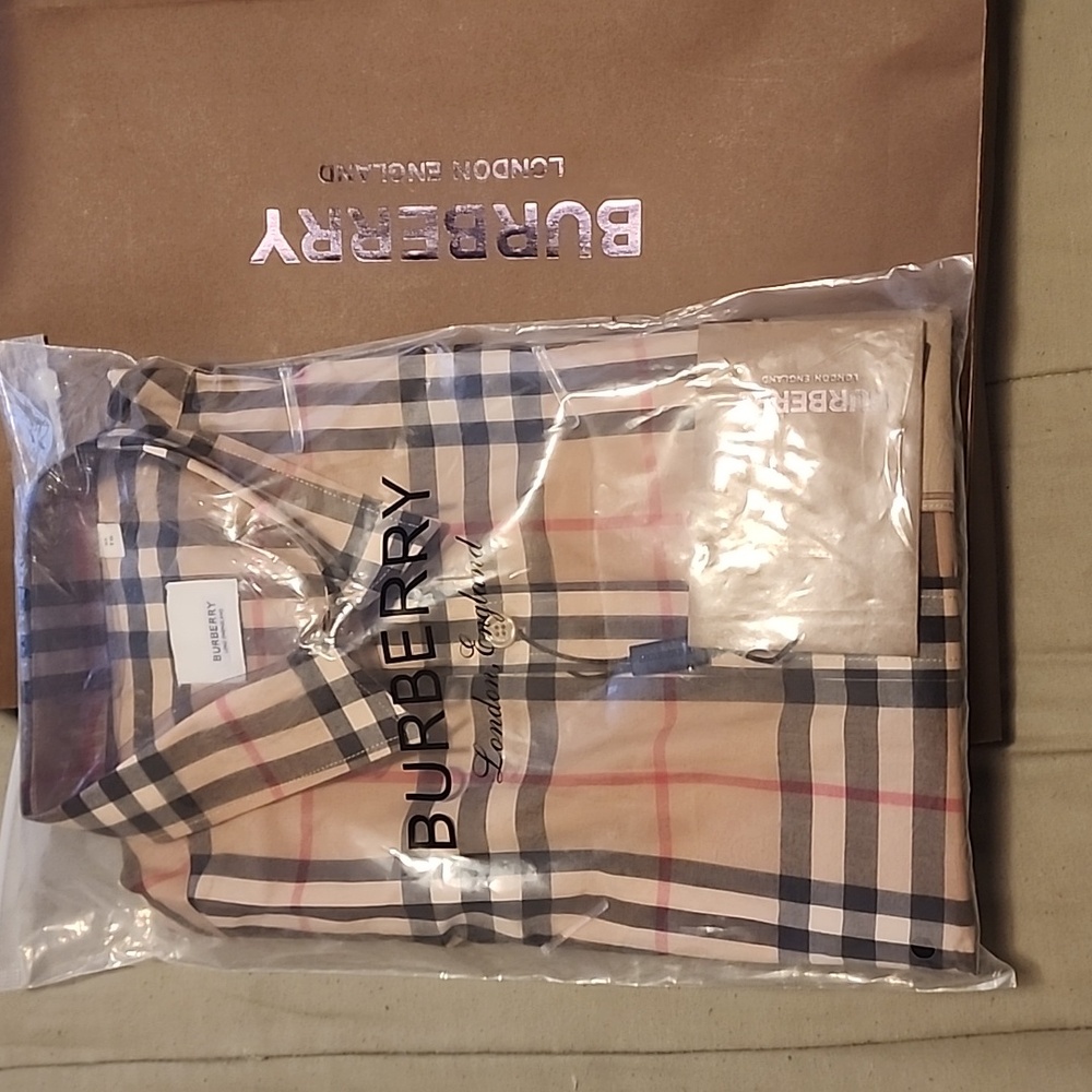 Burberry check shirt